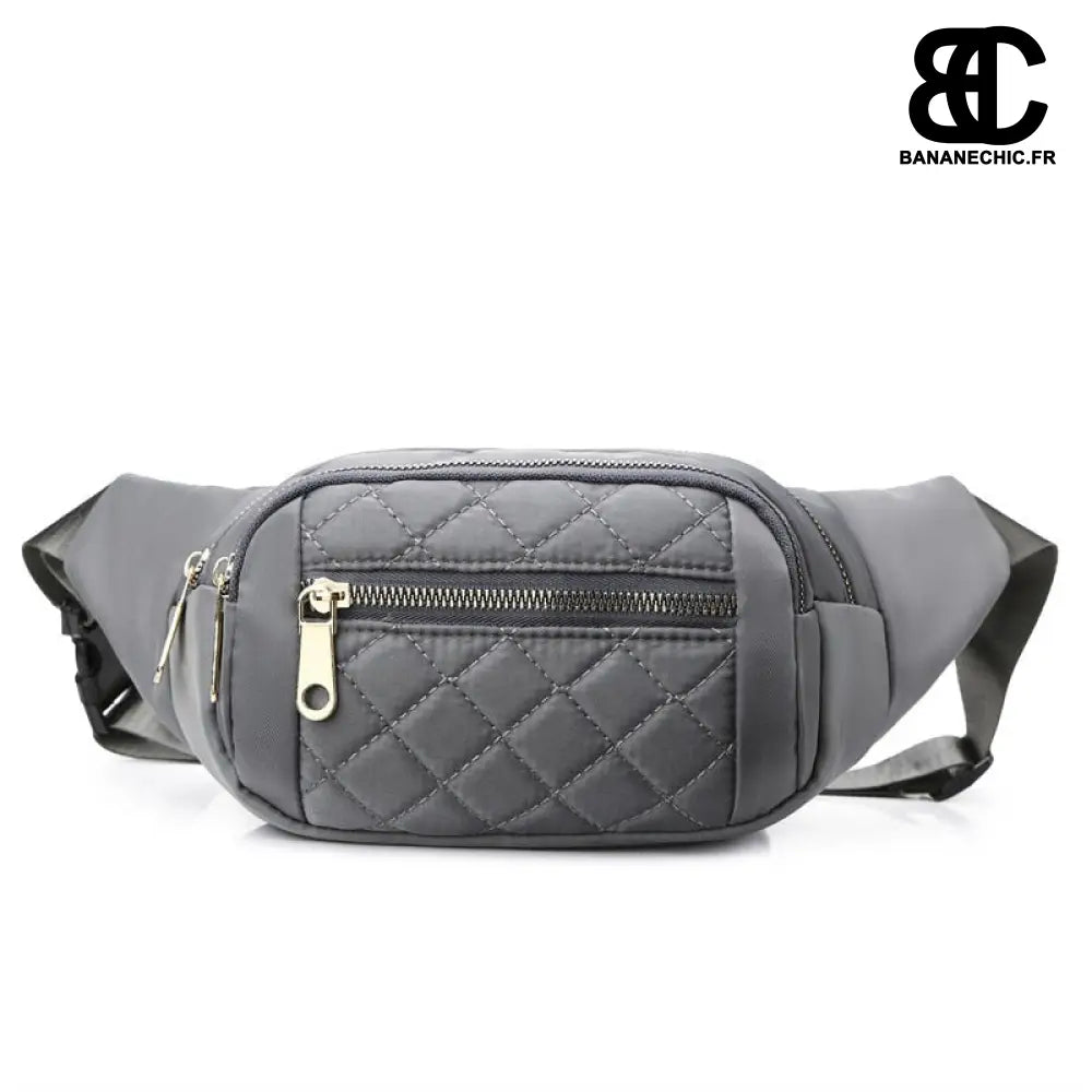 Sac banane losanges femme - Gris - banane - Banane Chic ™