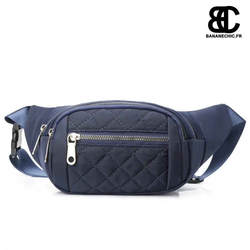 Sac banane losanges femme - Bleu - banane - Banane Chic ™