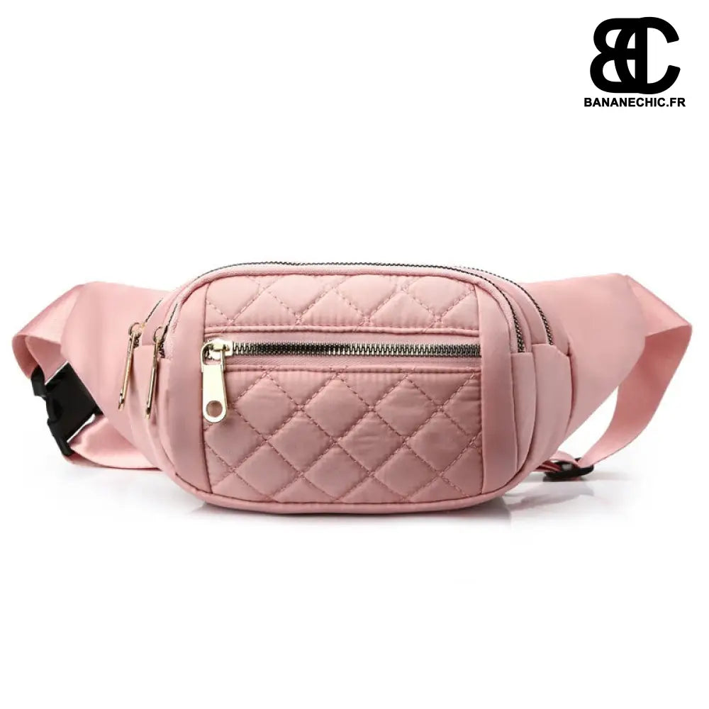 Sac banane losanges femme - Rose - banane - Banane Chic ™