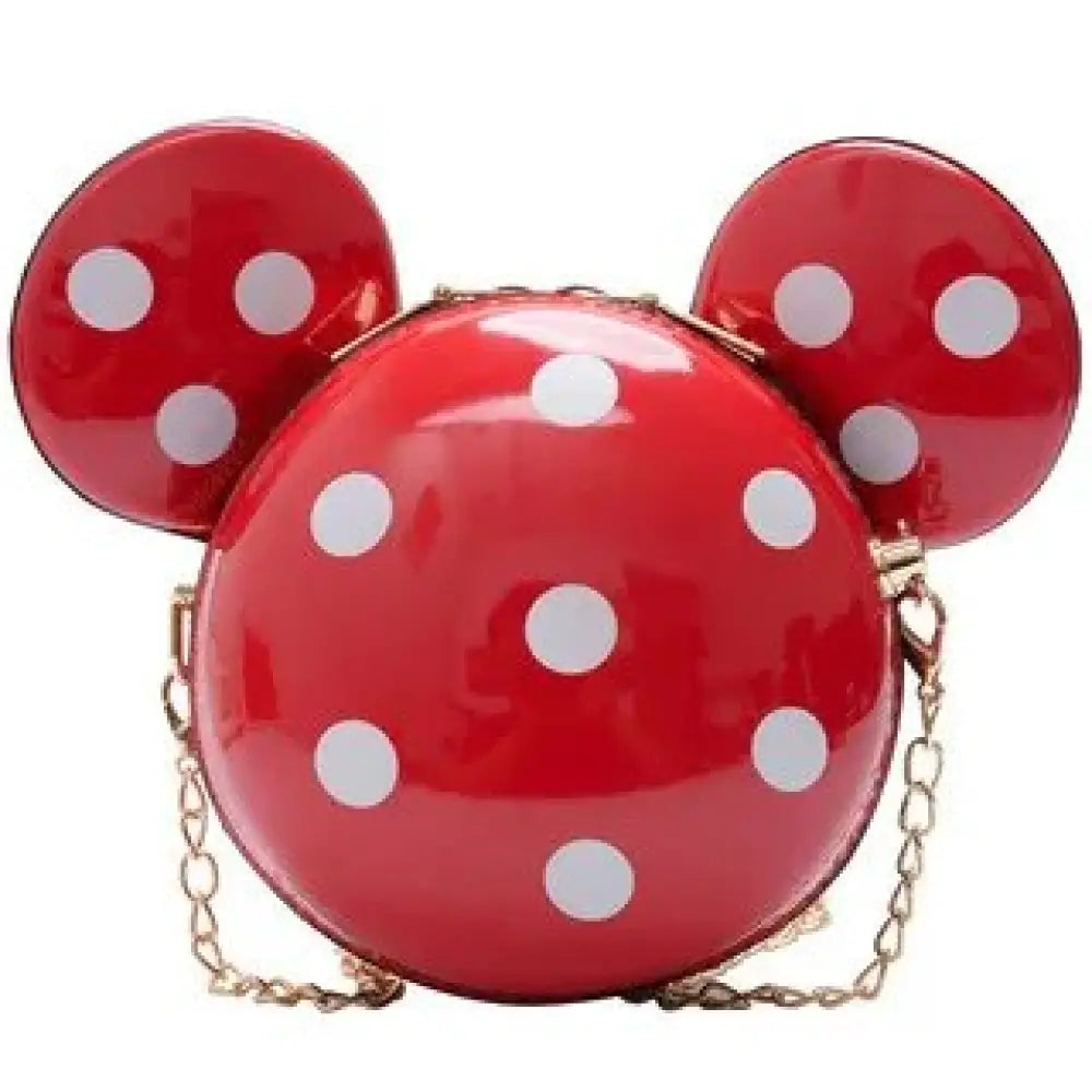 Sac banane Minnie bandoulière - Rouge - banane - Banane Chic