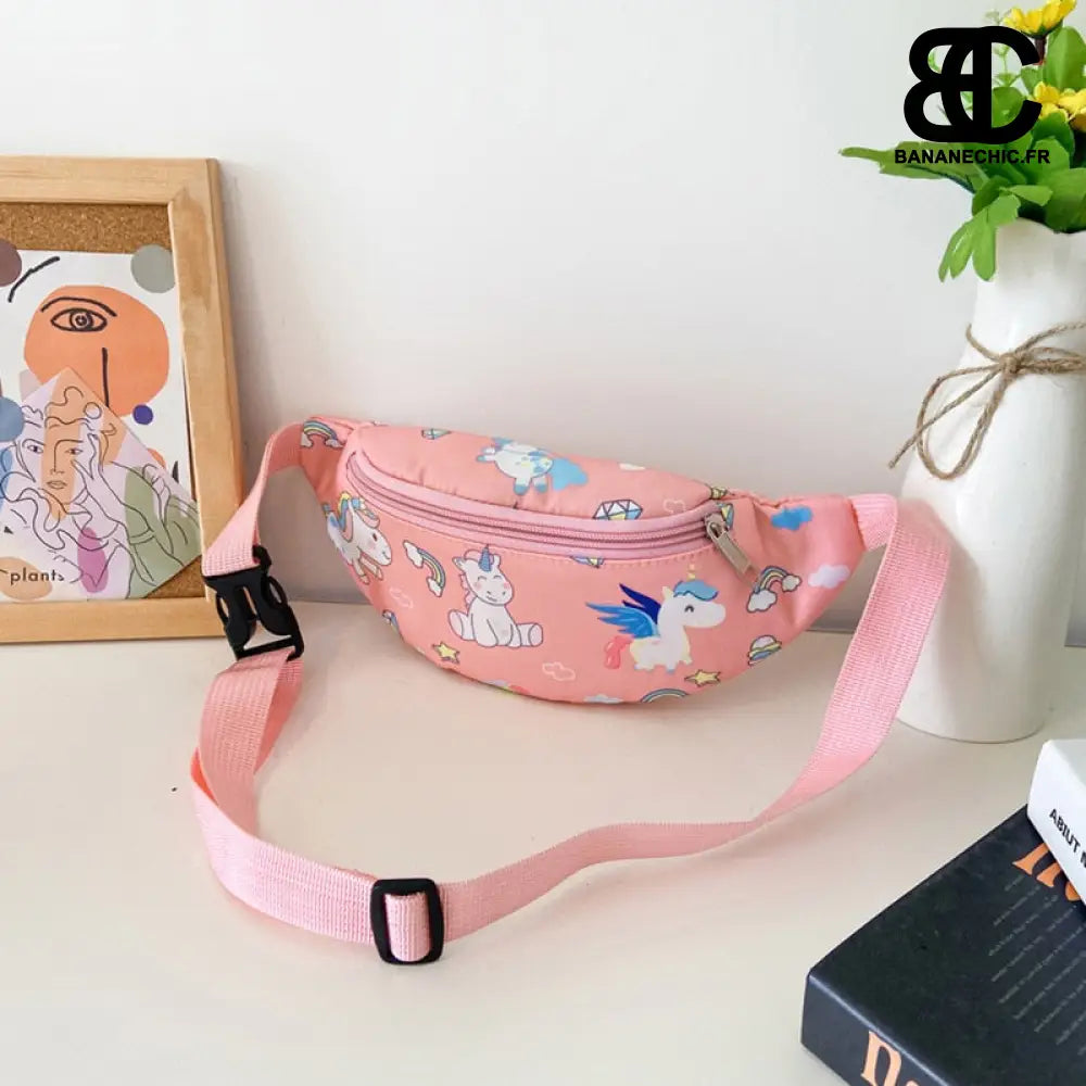 Sac banane monstre enfant - Rose - Banane - Banane Chic ™