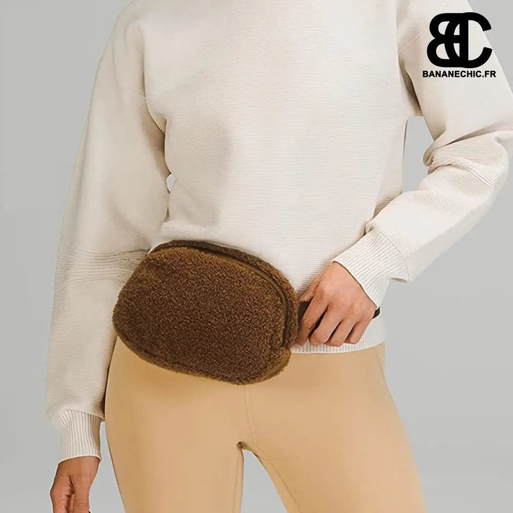 Sac Banane Moumoute Rose - Sac Banane - Banane Chic ™