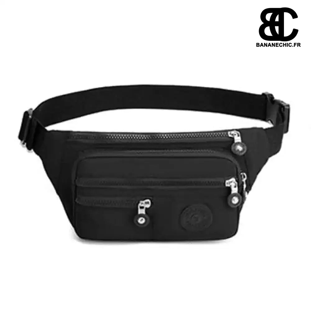 Sac Banane Multi Poche Unisexe - Noir - Sac Banane - Banane