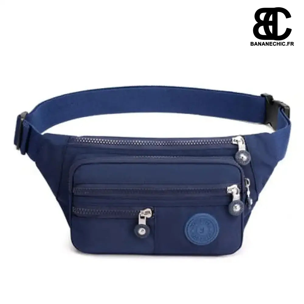 Sac Banane Multi Poche Unisexe - Bleu - Sac Banane - Banane