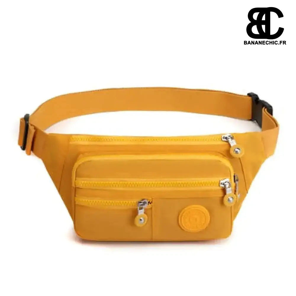 Sac Banane Multi Poche Unisexe - Jaune - Sac Banane - Banane