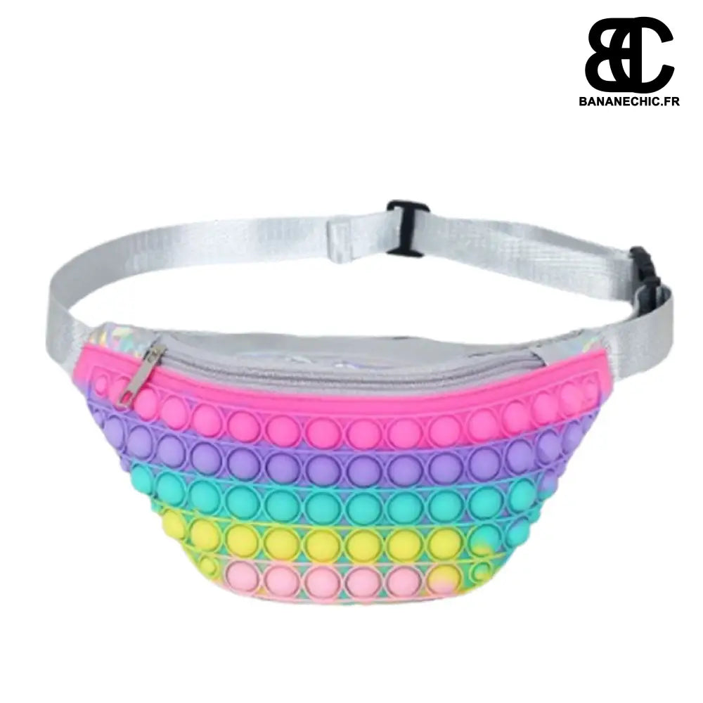 Sac banane multicolore Pop It - 2 - banane - Banane Chic ™