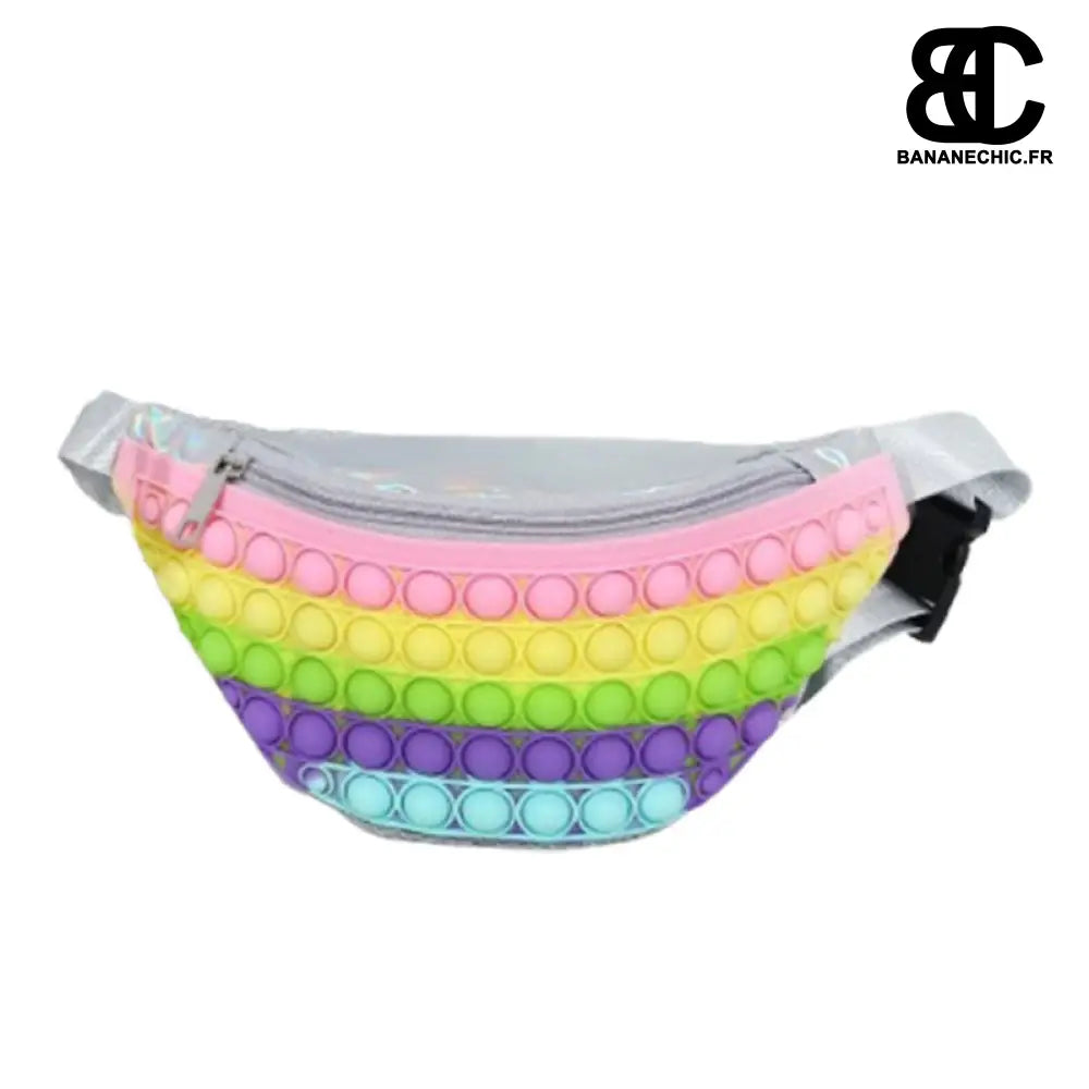 Sac banane multicolore Pop It - 1 - banane - Banane Chic ™