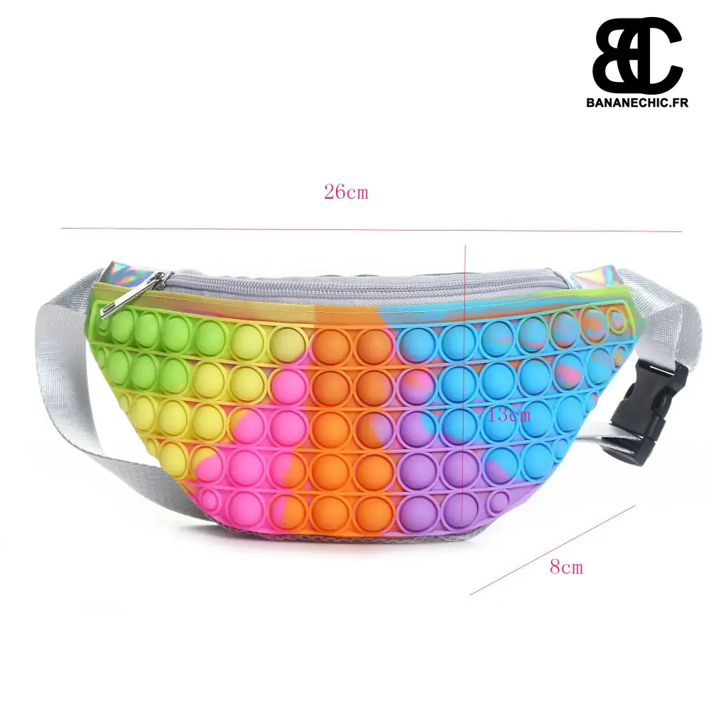 Sac banane multicolore Pop It - banane - Banane Chic ™