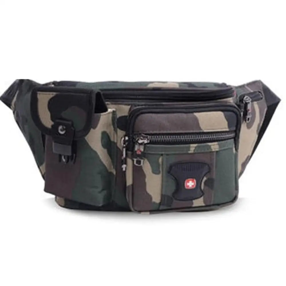 Sac Banane Multipoches Pratique et Stylish - Kaki - Banane -