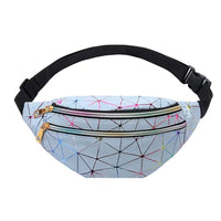 Sac banane néon holographique