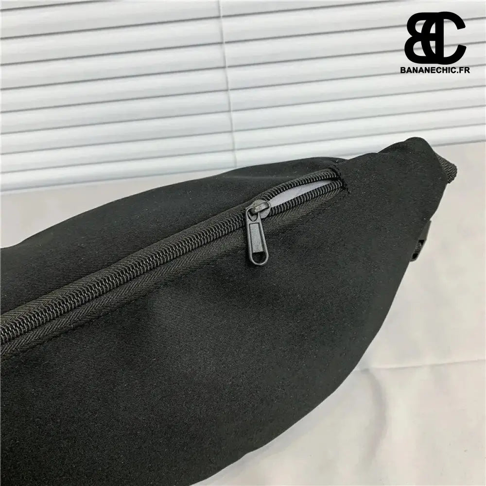 Sac banane noir en bandoulière - banane - Banane Chic ™