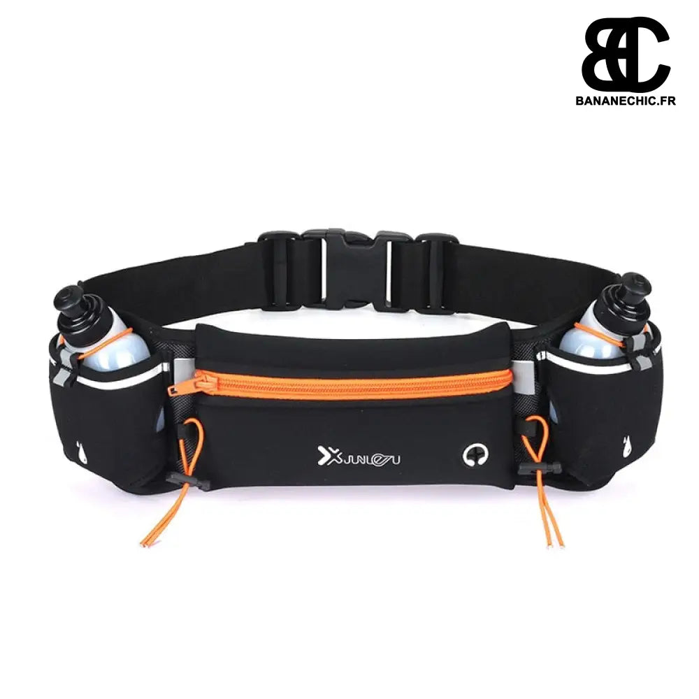 Sac banane noir sport bouteille fitness - Orange - banane -