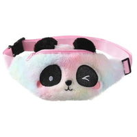 Sac banane panda en fourrure fantaisie