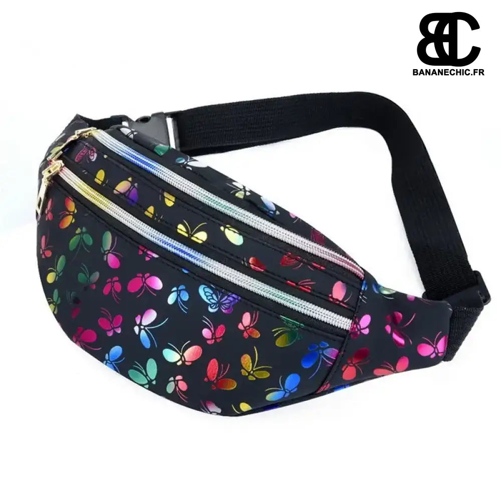 Sac Banane Papillon Mode - Noir - Sac Banane - Banane Chic ™