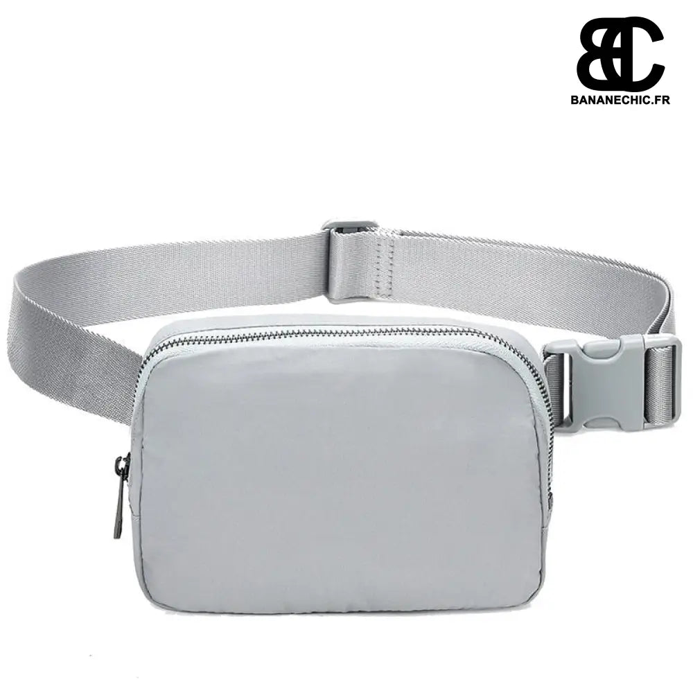Sac Banane Petit Slim Mixte - Gris clair - Sac Banane -