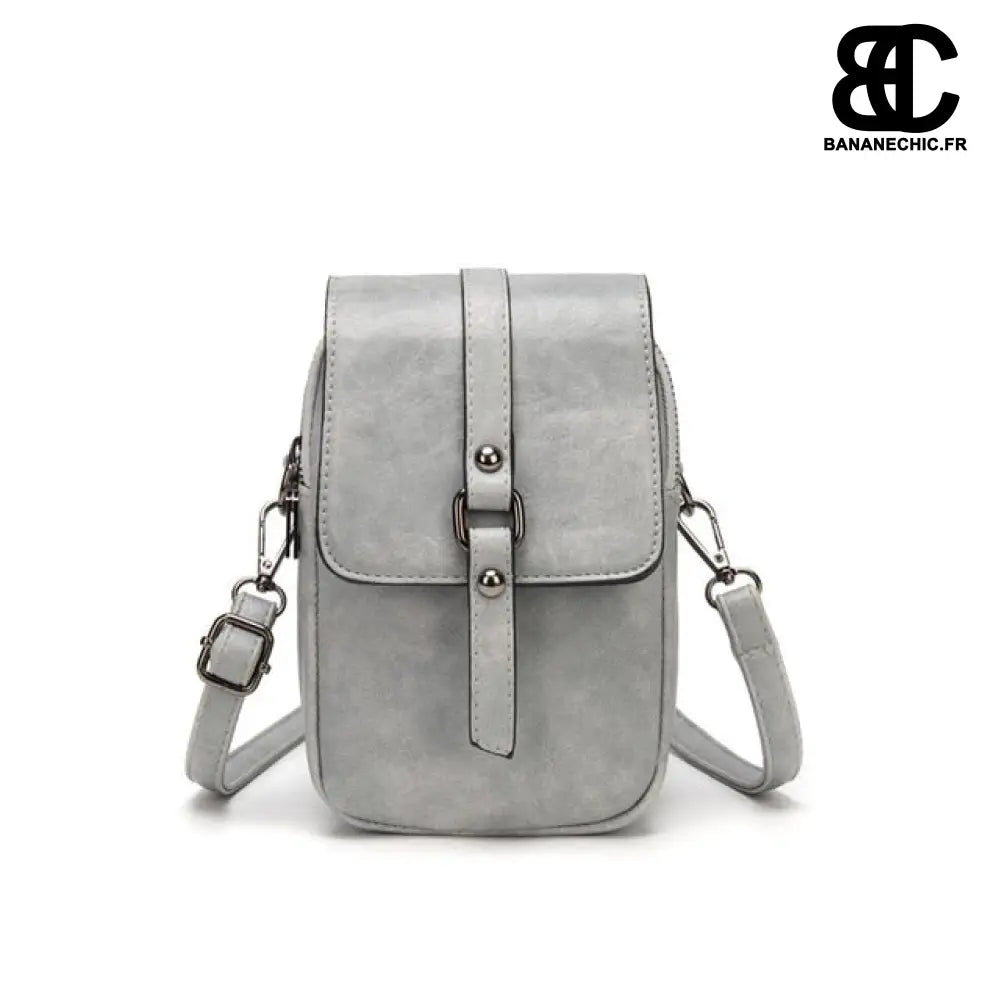 Sac banane porté épaule - Gris - Banane - Banane Chic ™