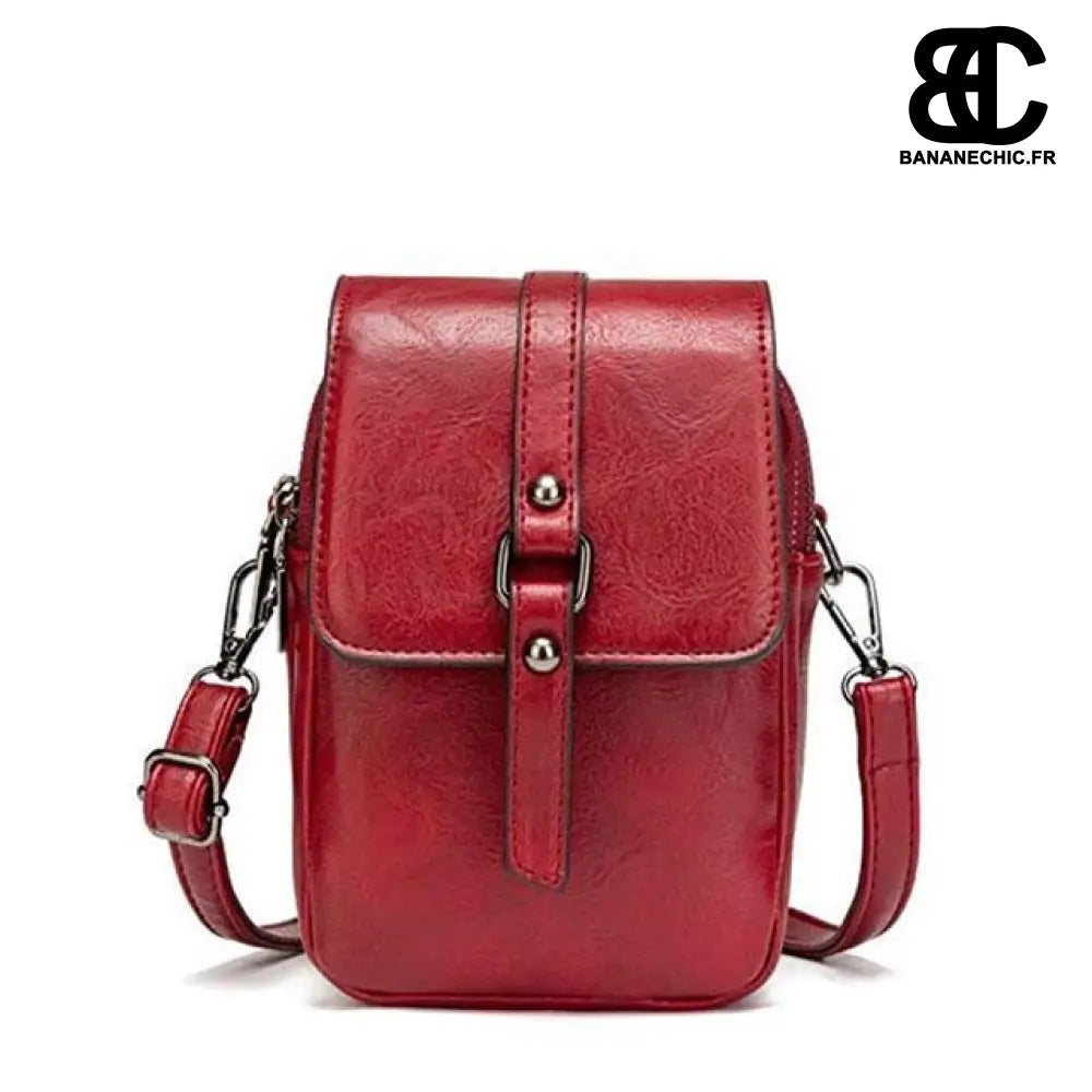 Sac banane porté épaule - Rouge - Banane - Banane Chic ™