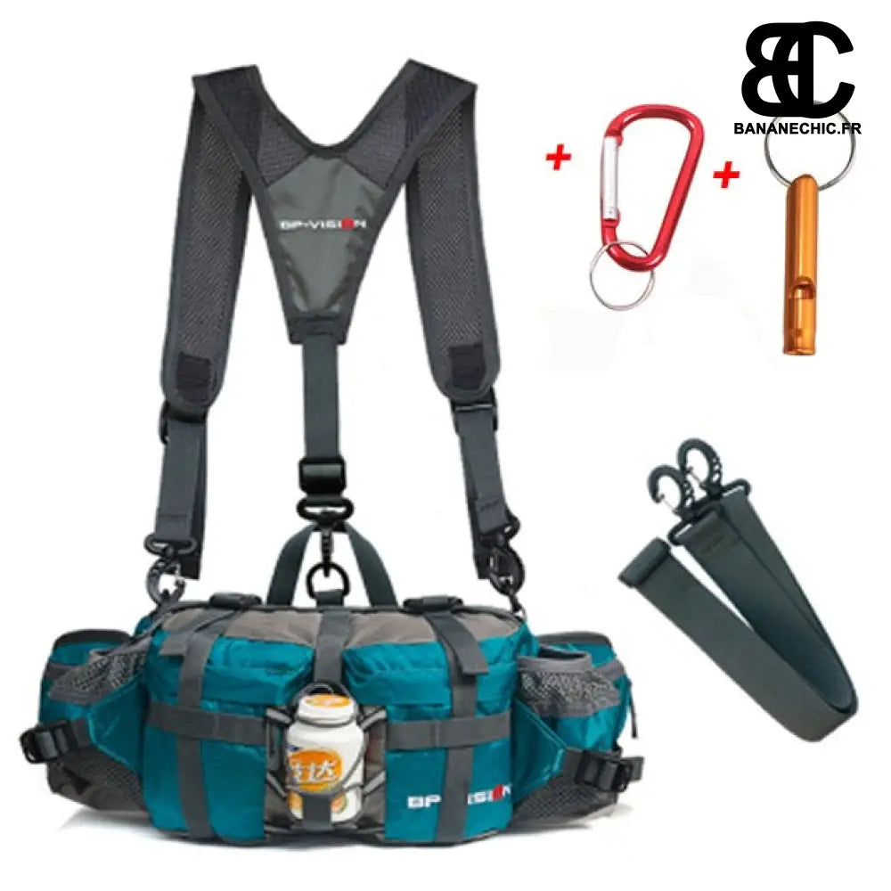 Sac banane randonnée grande taille - Vert - Banane - Banane