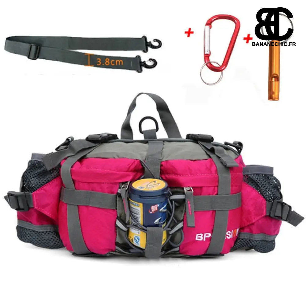 Sac banane randonnée grande taille - Rose - Banane - Banane