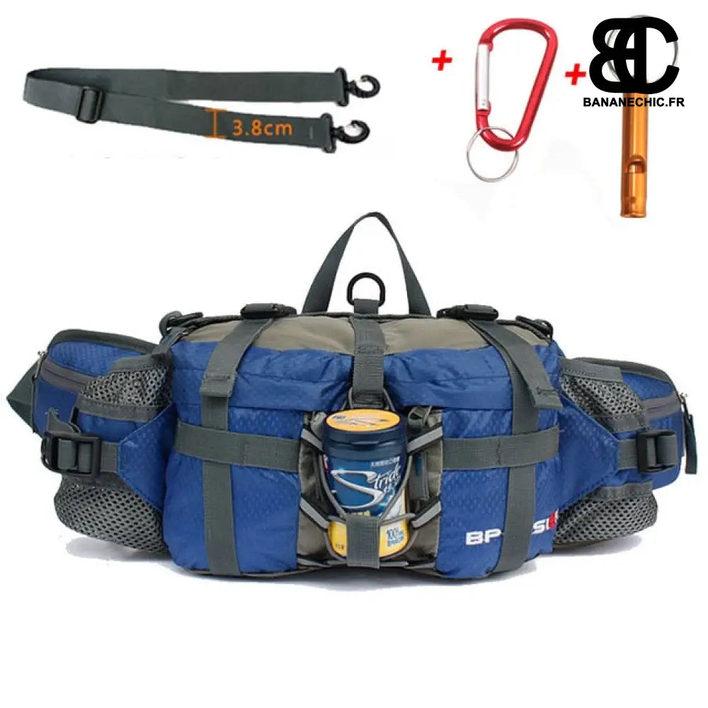 Sac banane randonnée grande taille - Bleu - Banane - Banane