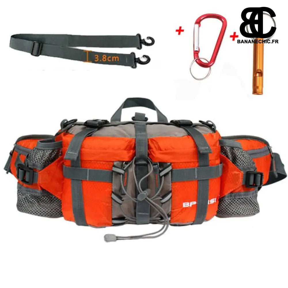 Sac banane randonnée grande taille - Orange - Banane -