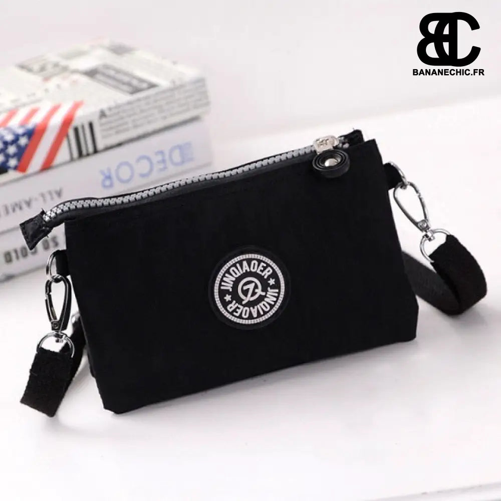 Sac banane rectangulaire noir - Noir - Banane - Banane Chic