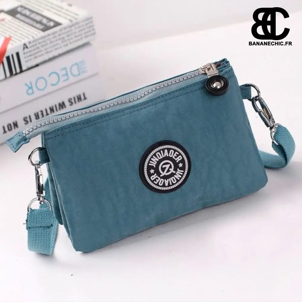 Sac banane rectangulaire noir - Gris - Banane - Banane Chic