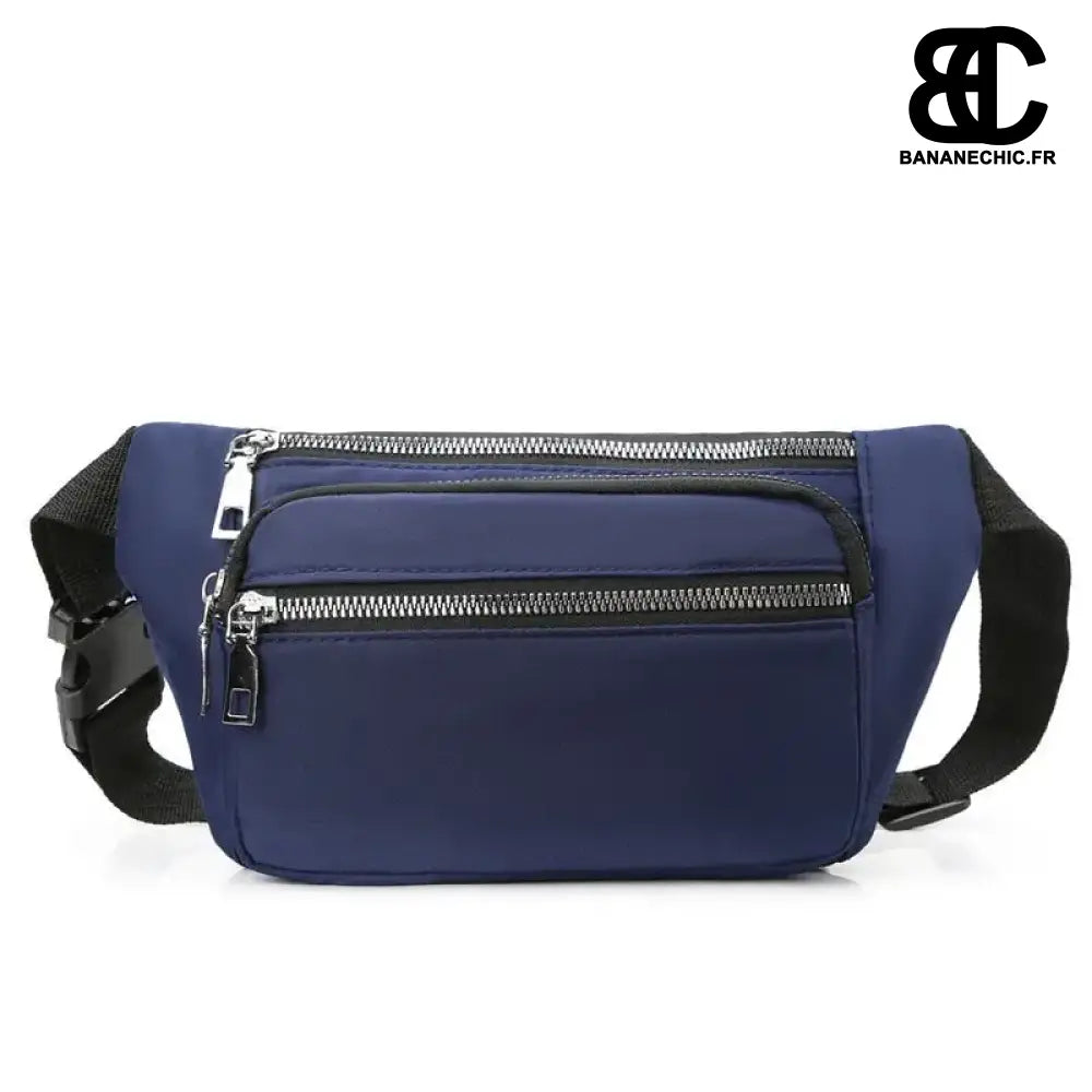 Sac Banane Rectangulaire Vert - Bleu foncé - Sac Banane -