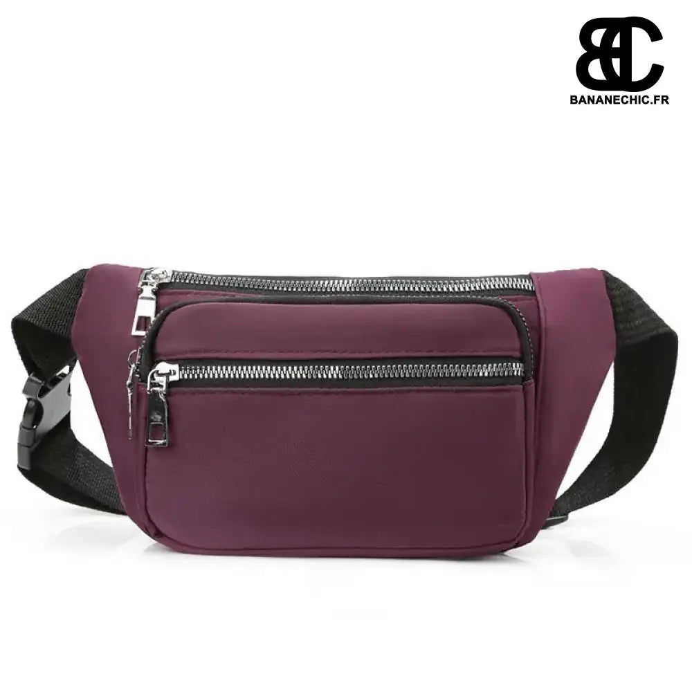 Sac Banane Rectangulaire Vert - Violet - Sac Banane - Banane