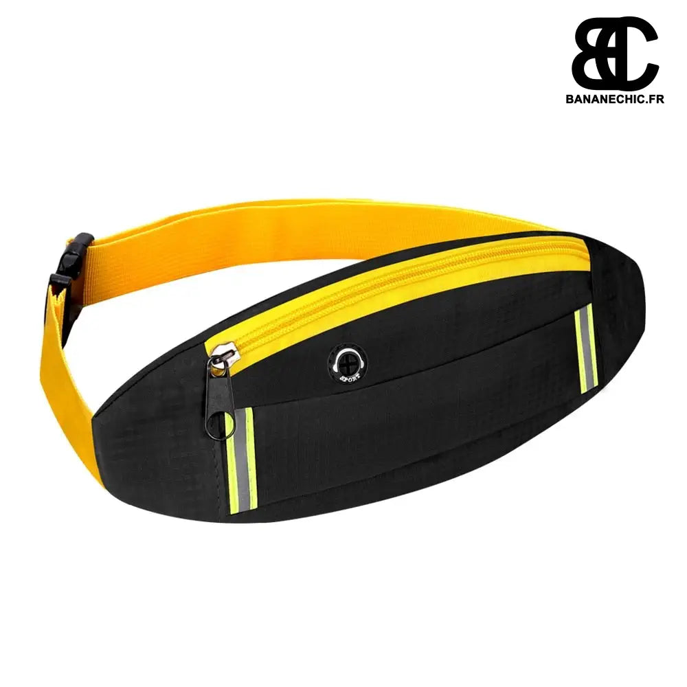 Sac banane réfléchissant sport - Black - banane - Banane