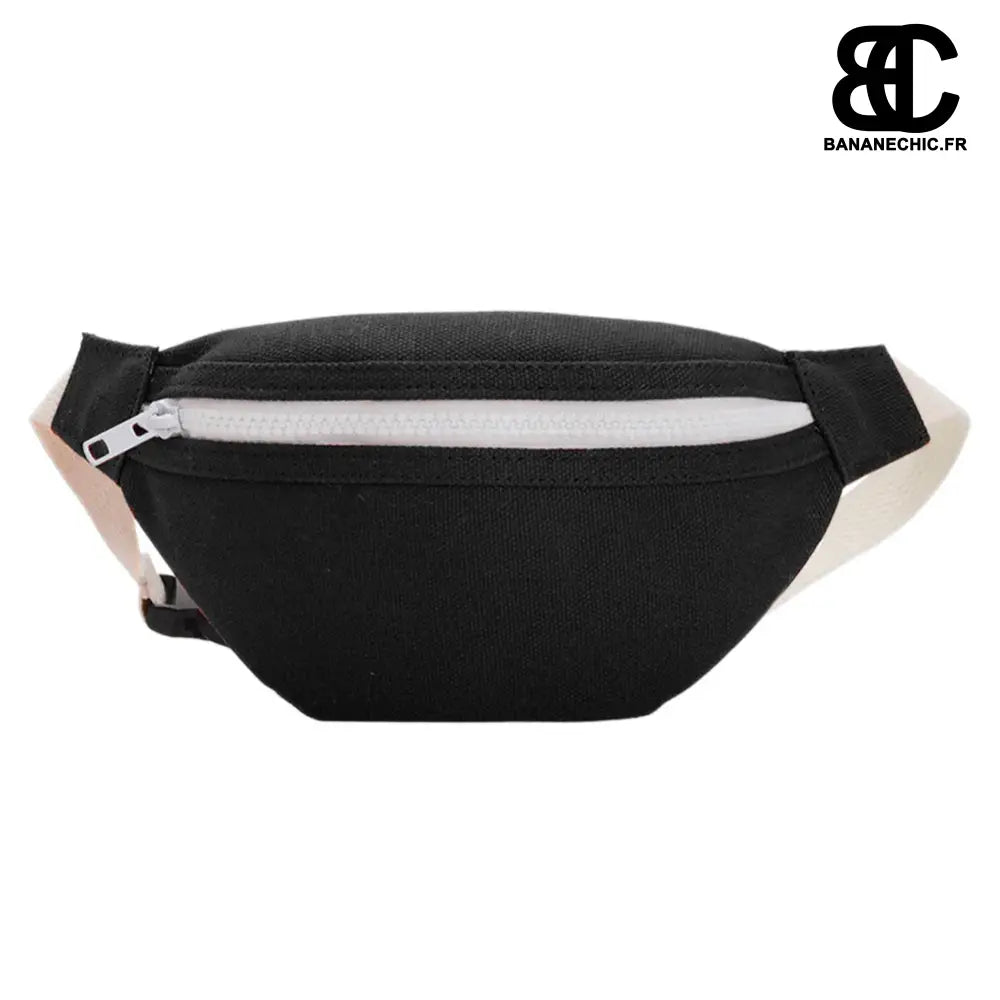 Sac banane rose doux pour fille - Noir - banane - Banane