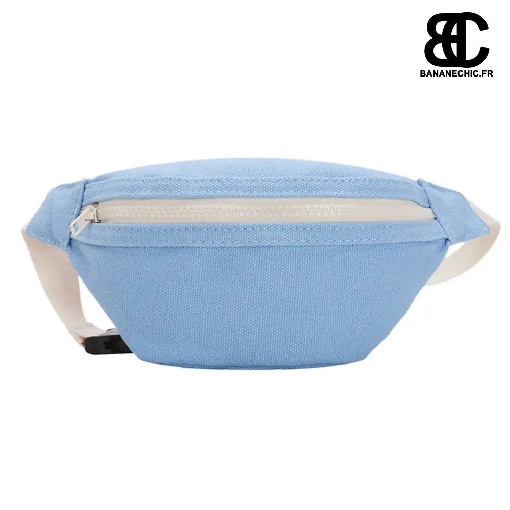 Sac banane rose doux pour fille - Bleu - banane - Banane