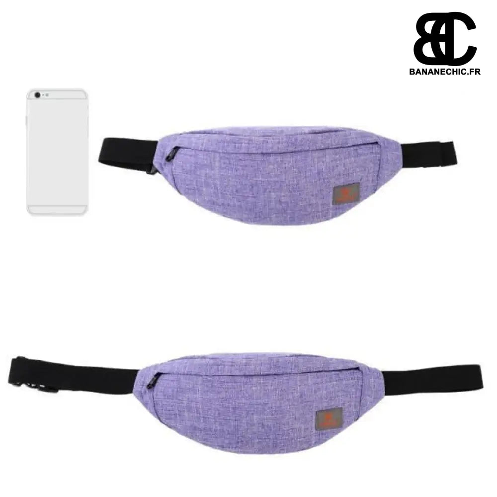 Sac banane rose femme sport - Bleu - Banane - Banane Chic ™