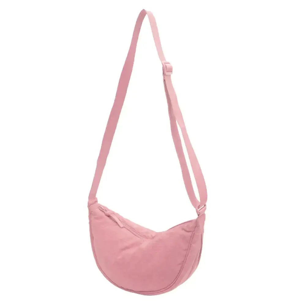 Sac banane rose souple avec bandoulière - Rose - banane -