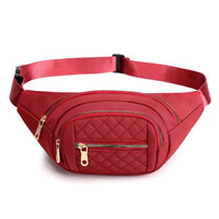 Sac Banane Rouge en Cuir