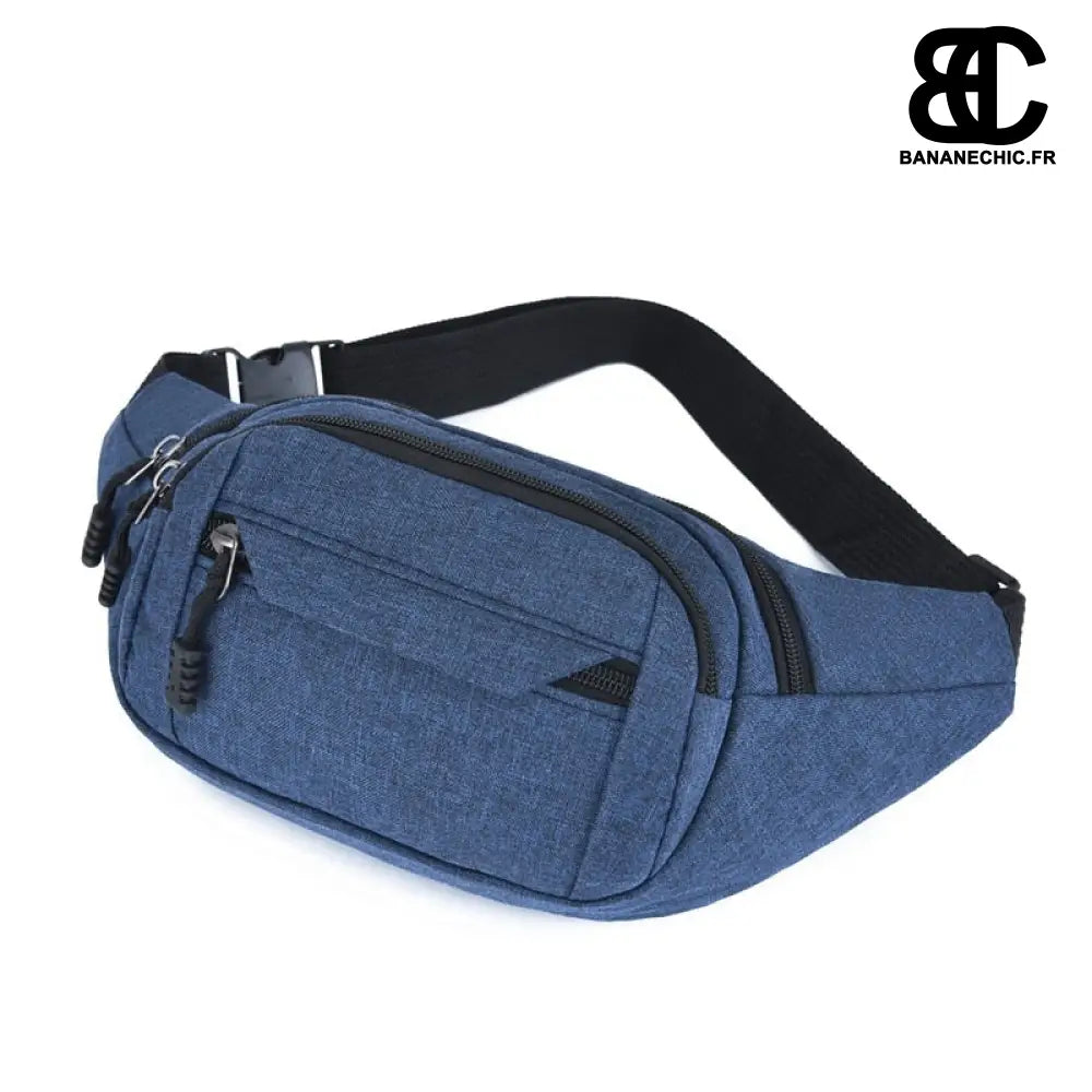Sac banane rouge en toile - Bleu - Banane - Banane Chic ™