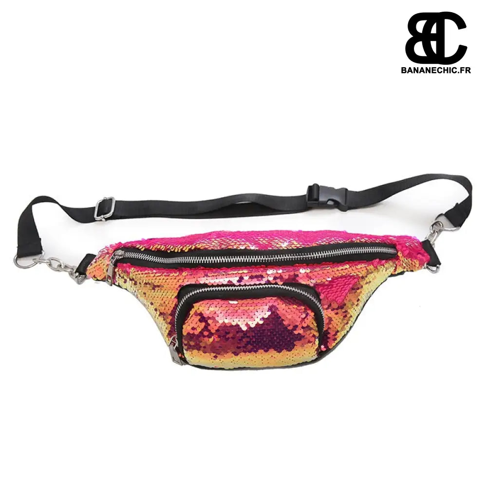 Sac Banane Sequin Étincelant - Rouge - Sac Banane - Banane