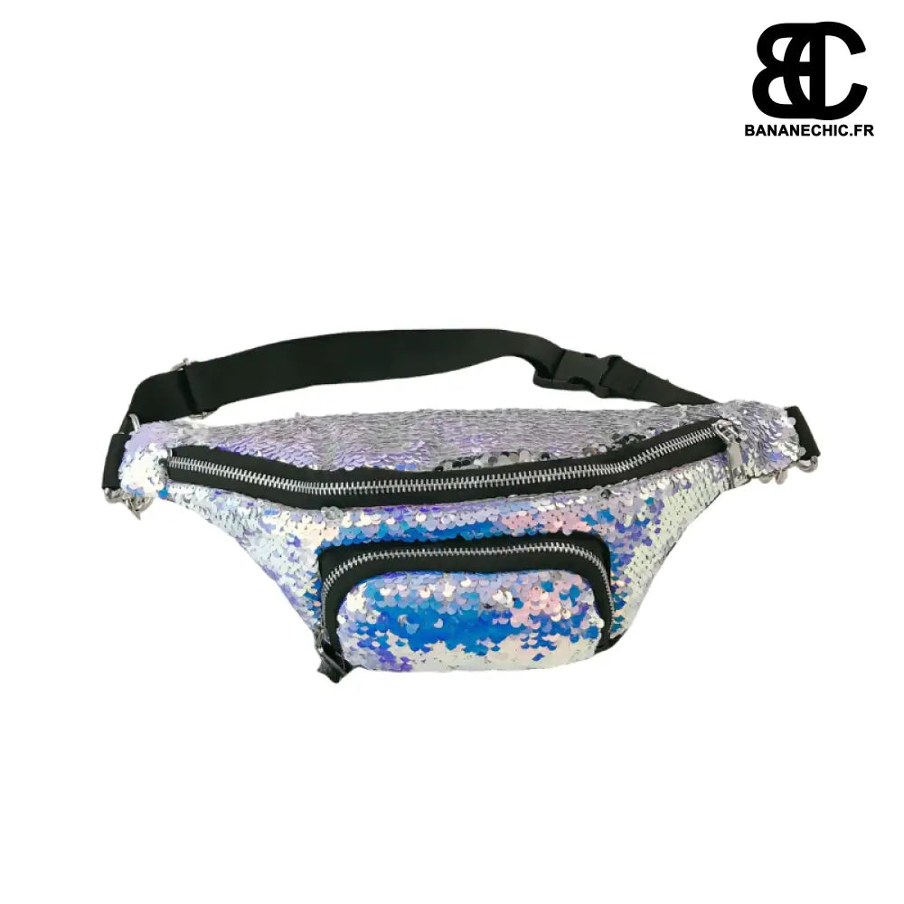 Sac Banane Sequin Étincelant - Bleu foncé - Sac Banane -