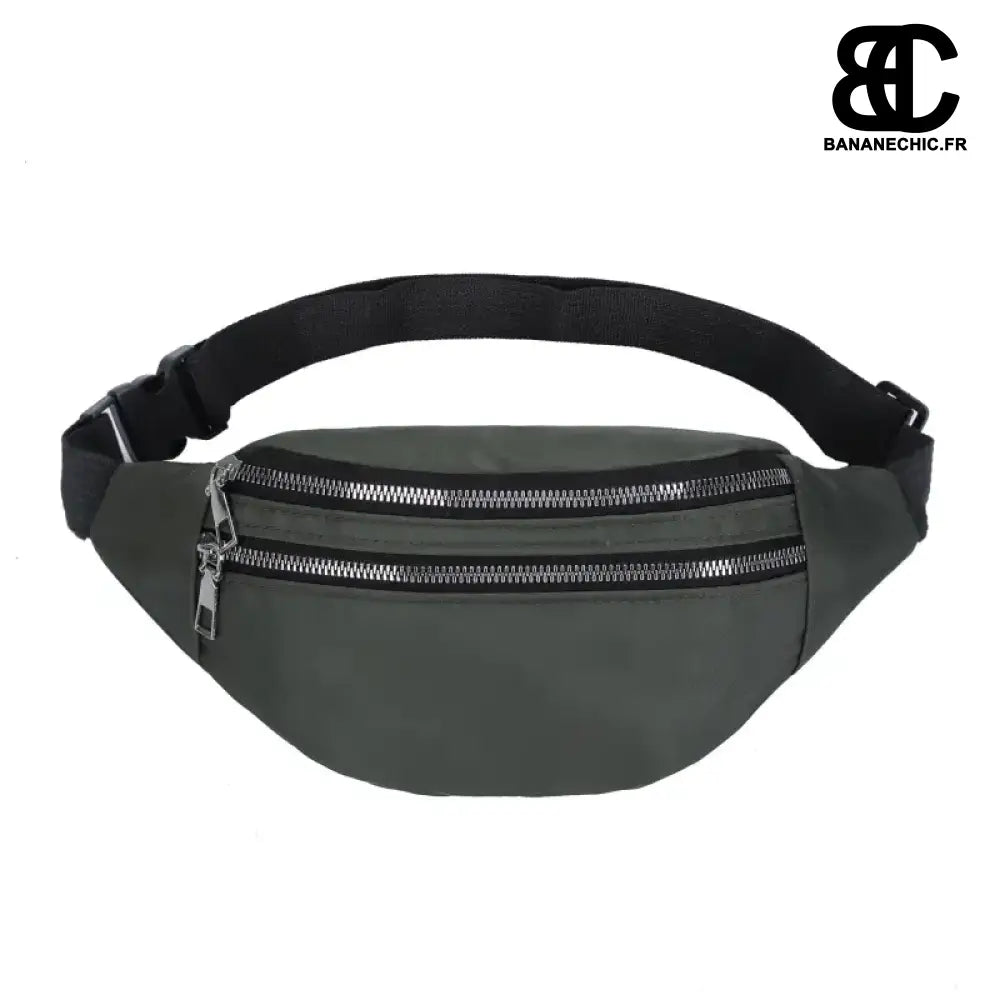 Sac Banane Simple Noir - Kaki - Sac Banane - Banane Chic ™