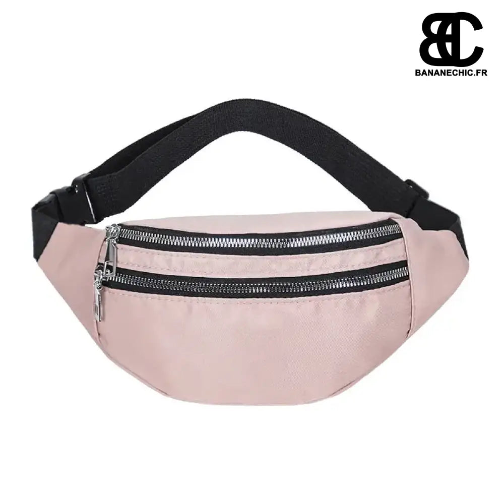 Sac Banane Simple Noir - Rouge - Sac Banane - Banane Chic ™