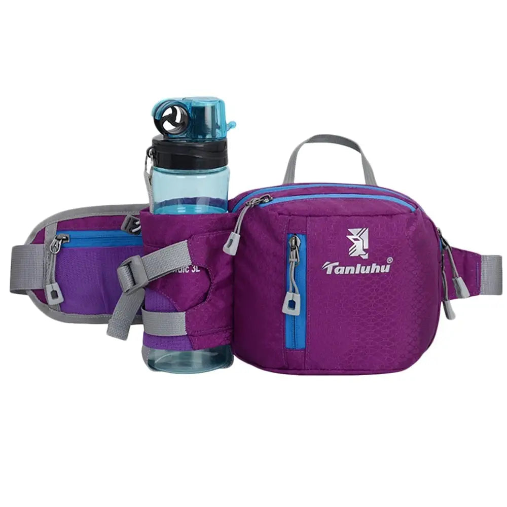 Sac banane sport avec porte bouteille - Purple - banane -