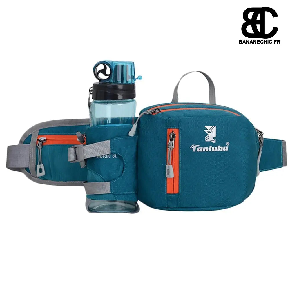 Sac banane sport avec porte bouteille - Dark green - banane
