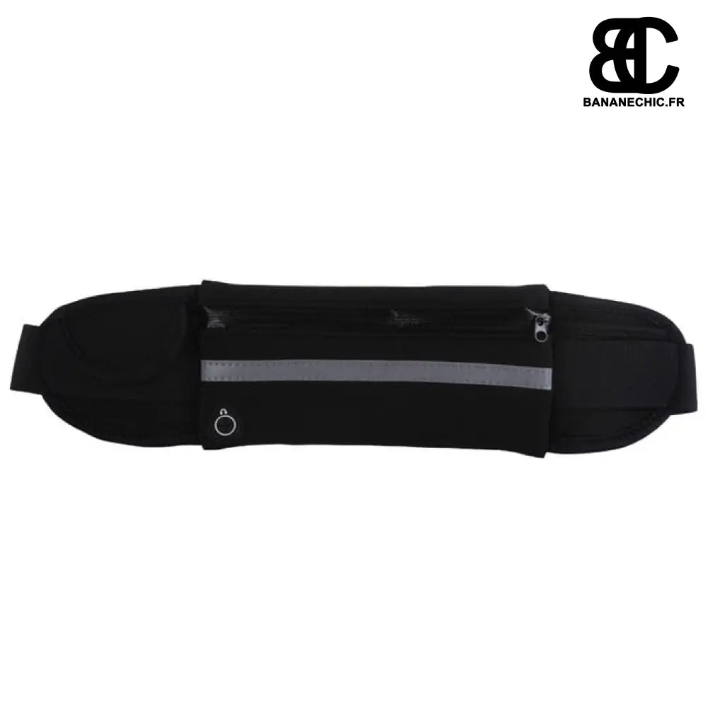 Sac banane sport-course à pied - Noir - Banane - Banane Chic