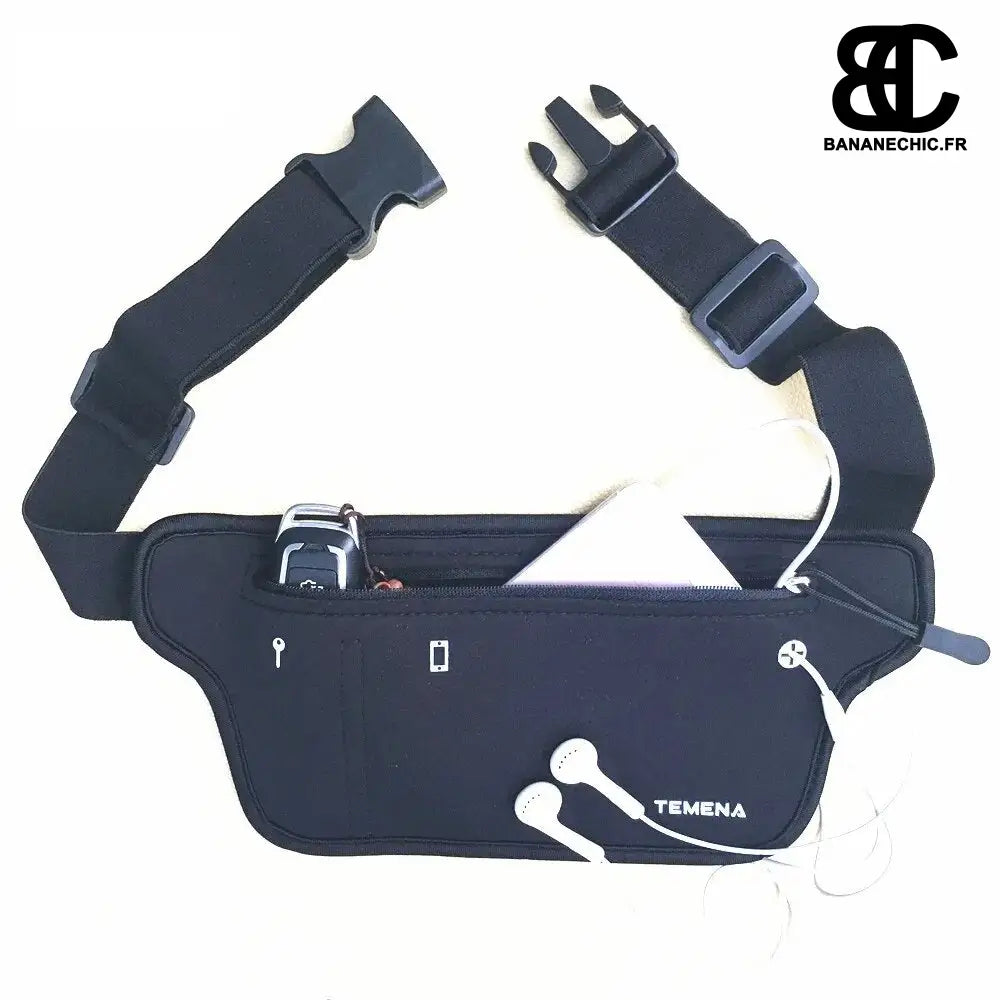 Sac banane sport ergonomique - Noir - banane - Banane Chic ™