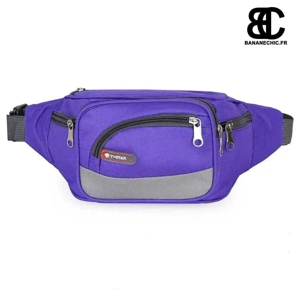 Sac banane sport orange en polyester - Violet - banane -