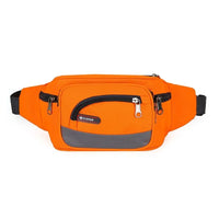 Sac banane sport orange en polyester