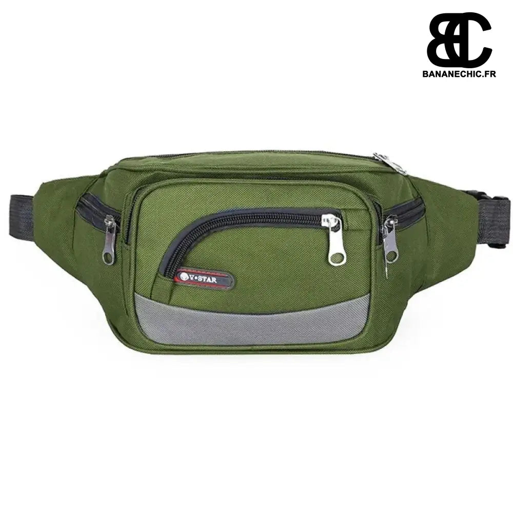 Sac banane sport orange en polyester - Camouflage - banane -