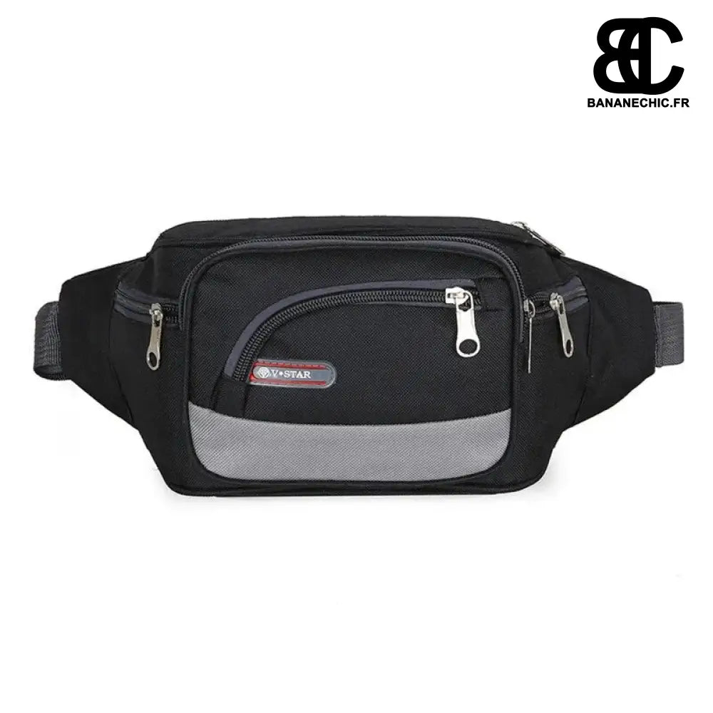 Sac banane sport orange en polyester - Noir - banane -