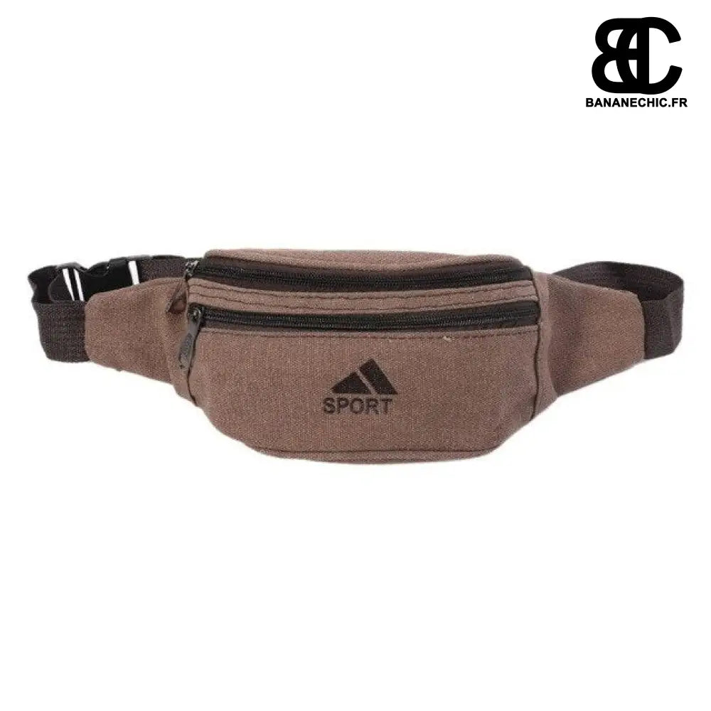 Sac banane sport pratique et polyvalent - Marron - Banane -