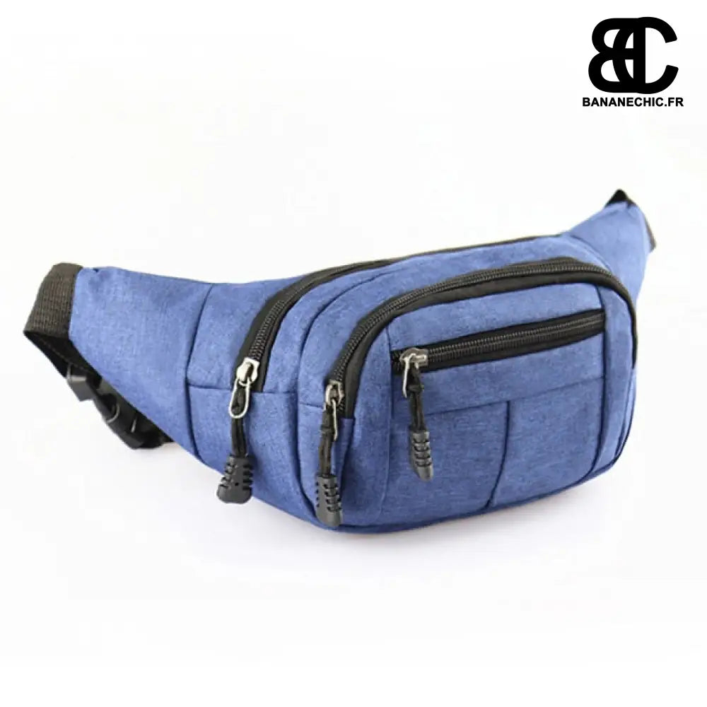 Sac banane sport tissu - Bleu - Banane - Banane Chic ™